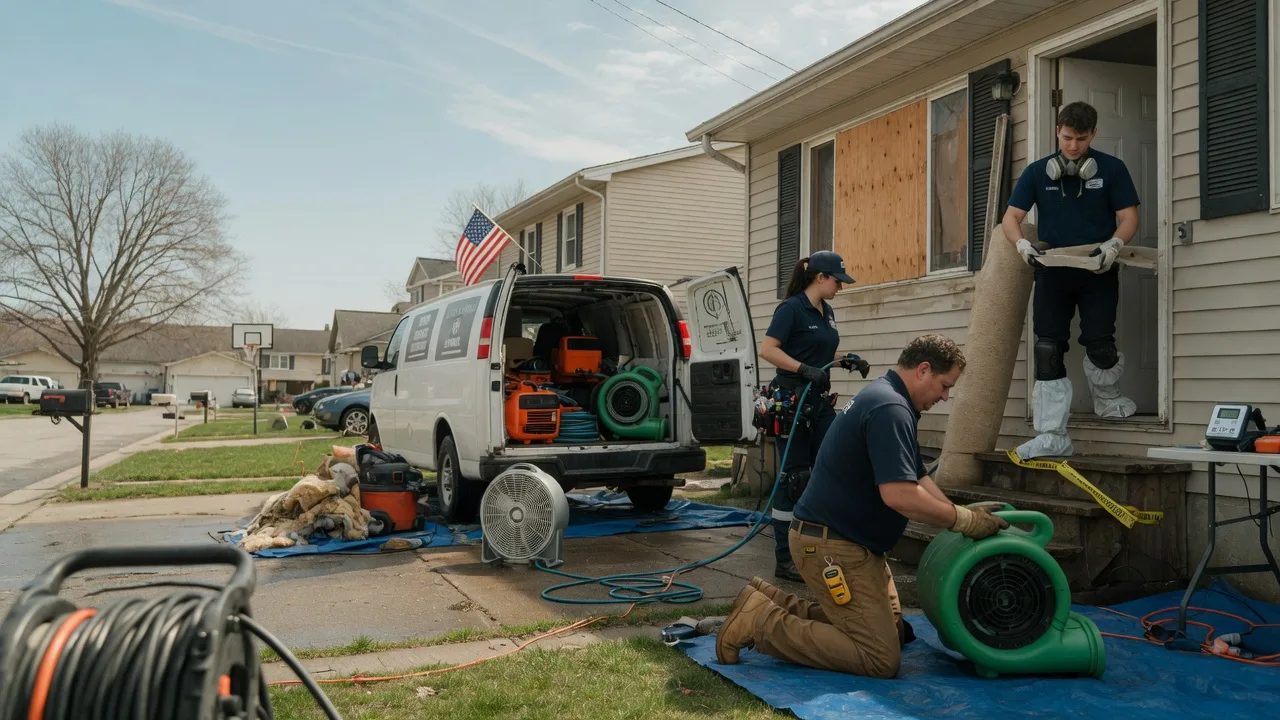 Water Damage Restoration in Vandalia, IL near me